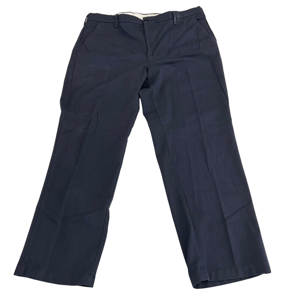 Bulwark FR Work Pants Men 43 (Tagged 44) Navy Flame Resistant Industrial Uniform